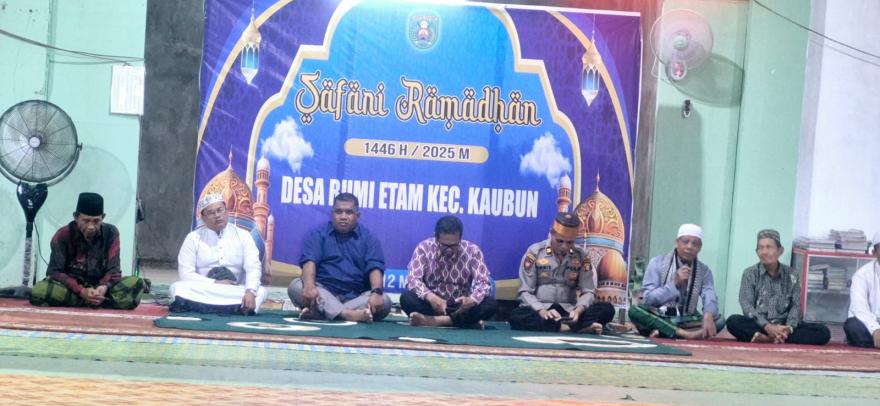 Safari Ramadhan Kecamatan Kaubun ke Desa Bumi Etam di Masjid Nurul Falah, 12 Maret 2025